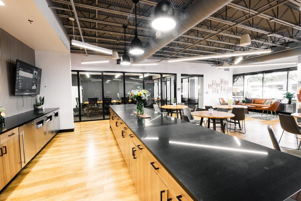 Project Cowork kitchen and common area